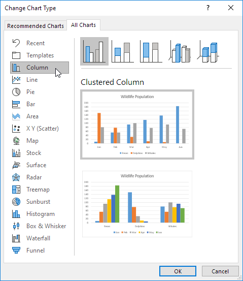 Adding a Trendline