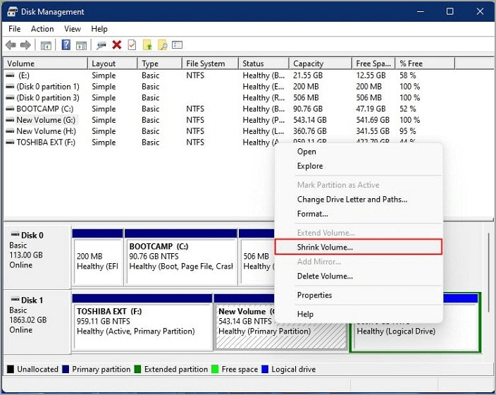 Set Up Partitions20