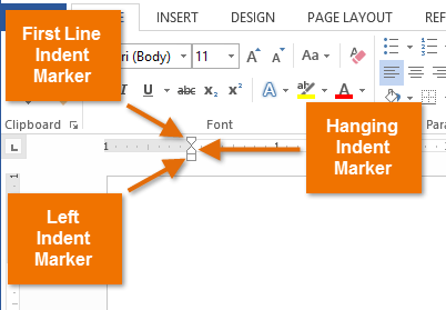 Make a Hanging Indent3