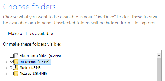 Use OneDrive Files5