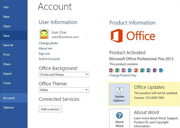 upgrade Microsoft Office